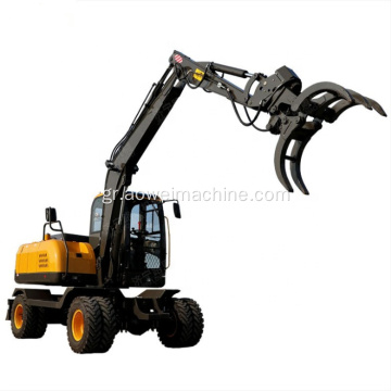 Πώληση ανθεκτικού Micro High-Power Walk Behind Wheel Excavator